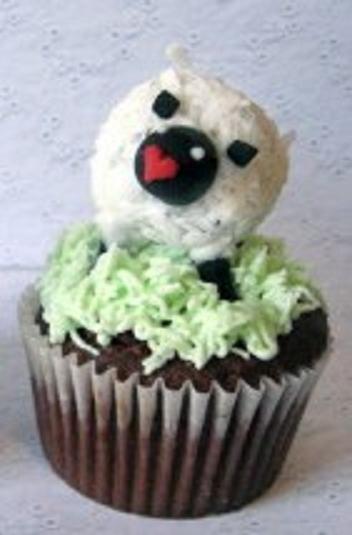 Easter Lamb Cupcake